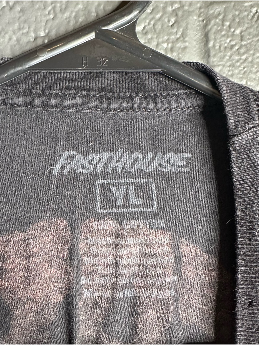Fast House Brand - Black Kids Graphic Tee with Sunset Logo - YL - Picture 6 of 8